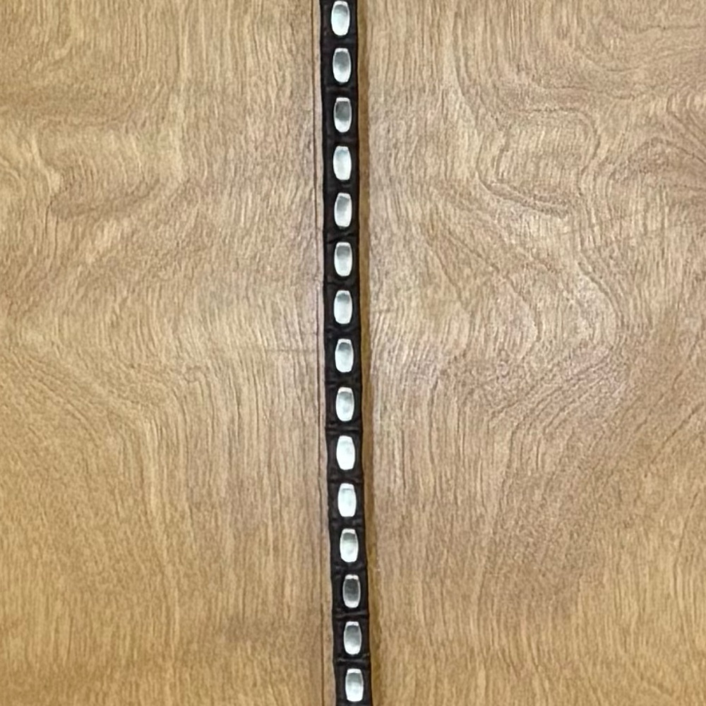 B-Low the belt leather skinny belt xs